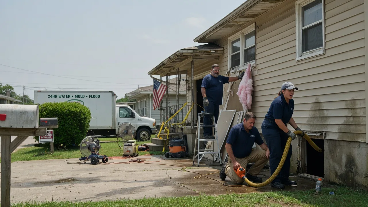 Water Damage Repair in Vaughnsville, OH near me